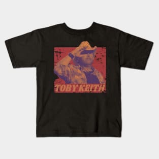 toby keith - retro style Kids T-Shirt